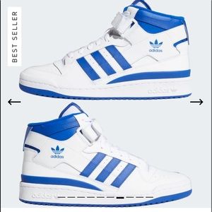 Mens US 6 / Women’s US 7 NEVER WORN Blue / White Forum Mid Sneaker